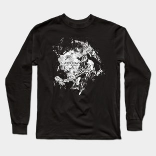 Abyss Splatter (White) Long Sleeve T-Shirt